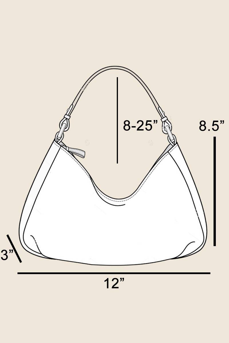 Two Tone Braided Zippered Hand Bag - Cloth + Cabin