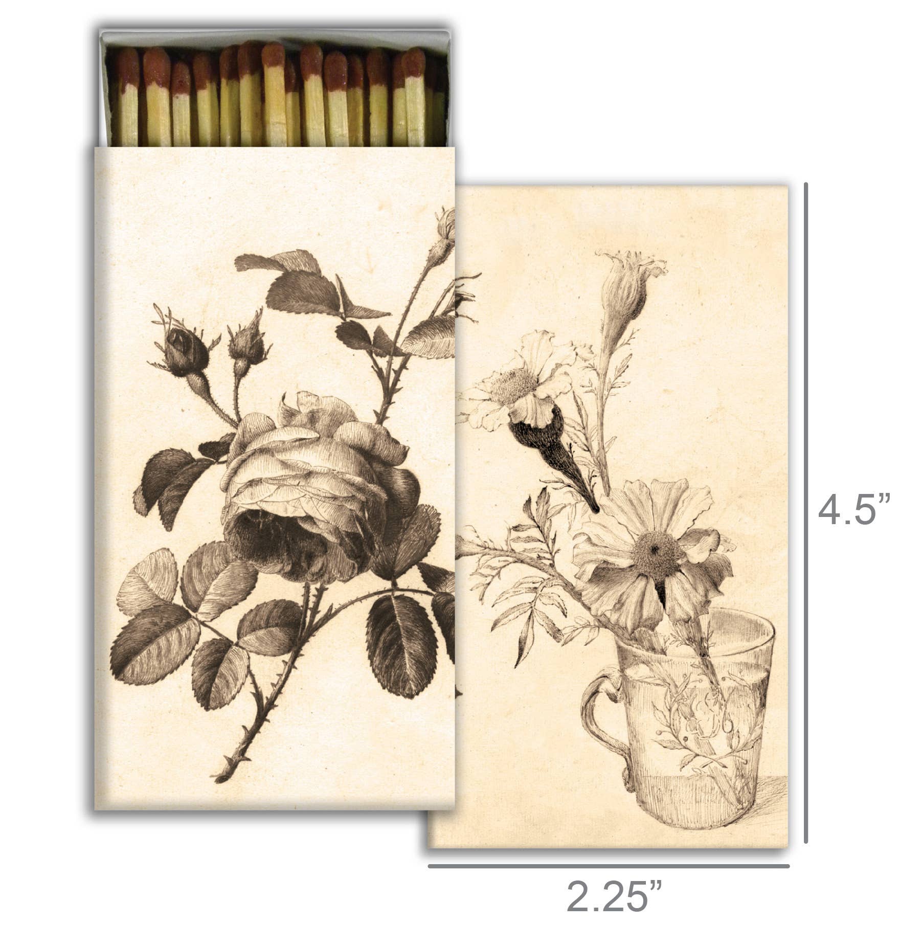 Matches - Sepia Floral - Cloth + Cabin