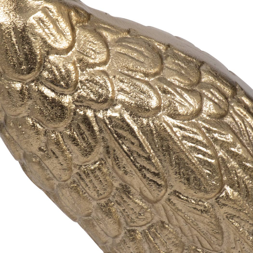 Gold Crane Gleaming Figurine - Cloth + Cabin