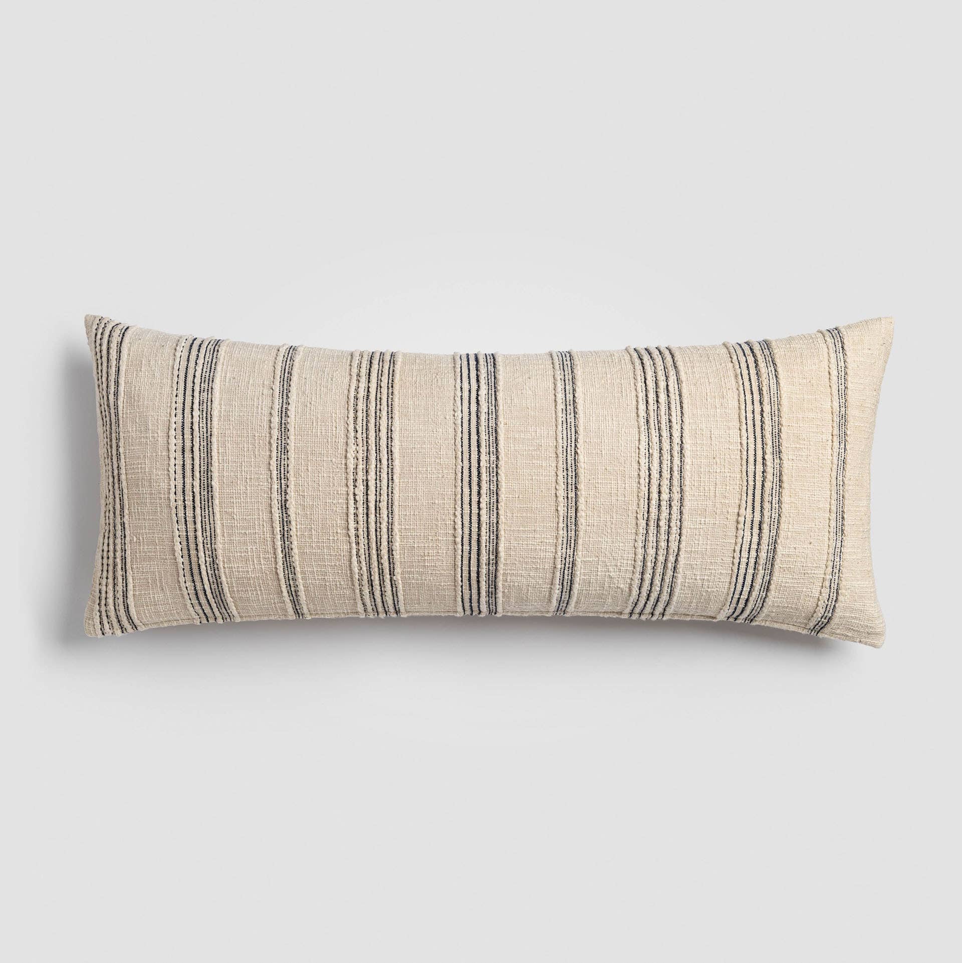 Tide Stripe Lumbar Decor Pillow - Cloth + Cabin