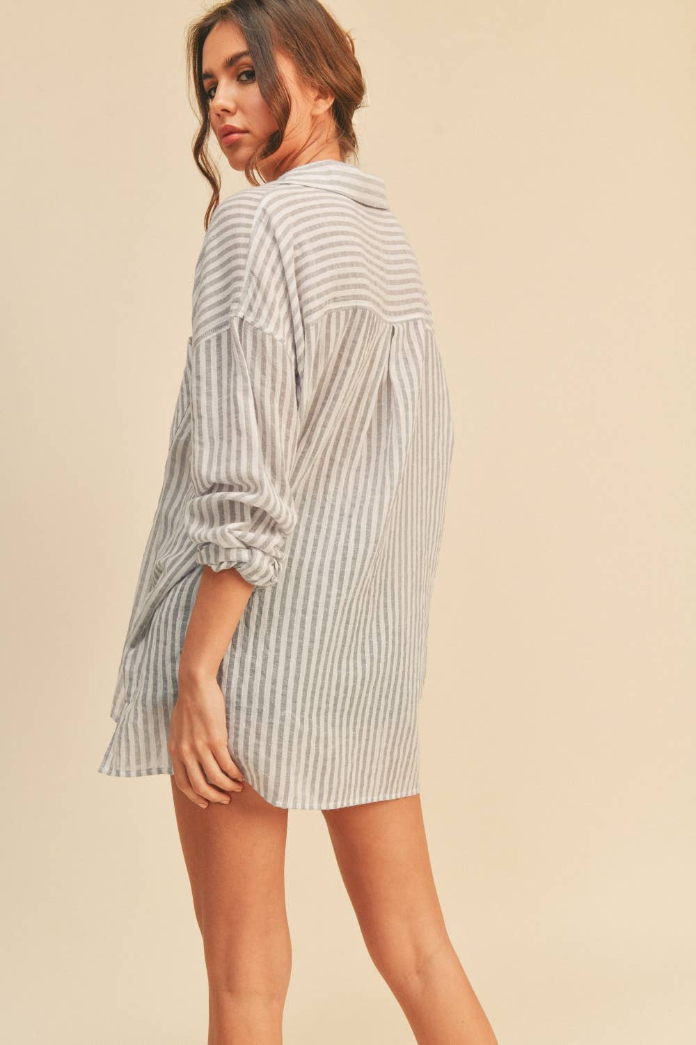 Lyla Striped Button Down Shirts