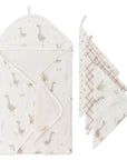 Charlie Farmhouse Goose HT/Wash Cloth Set