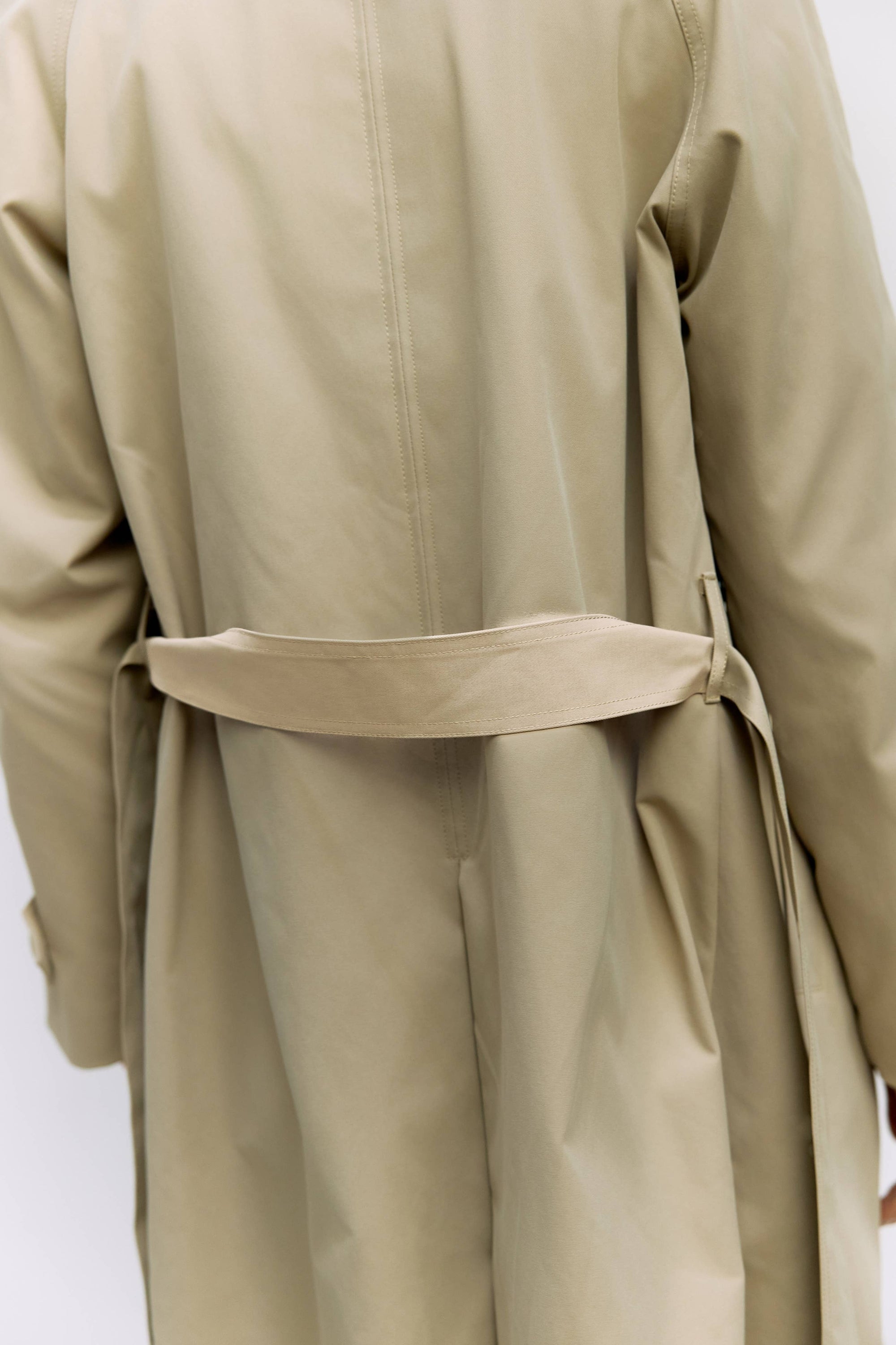 Diane Brushed Twill Trench Coat