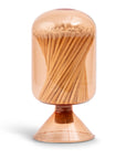 Matches in Glass Cloche- Amber
