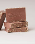 Harvest + Harmony Honey Oatmeal Goat Milk Soap on Soap Dish