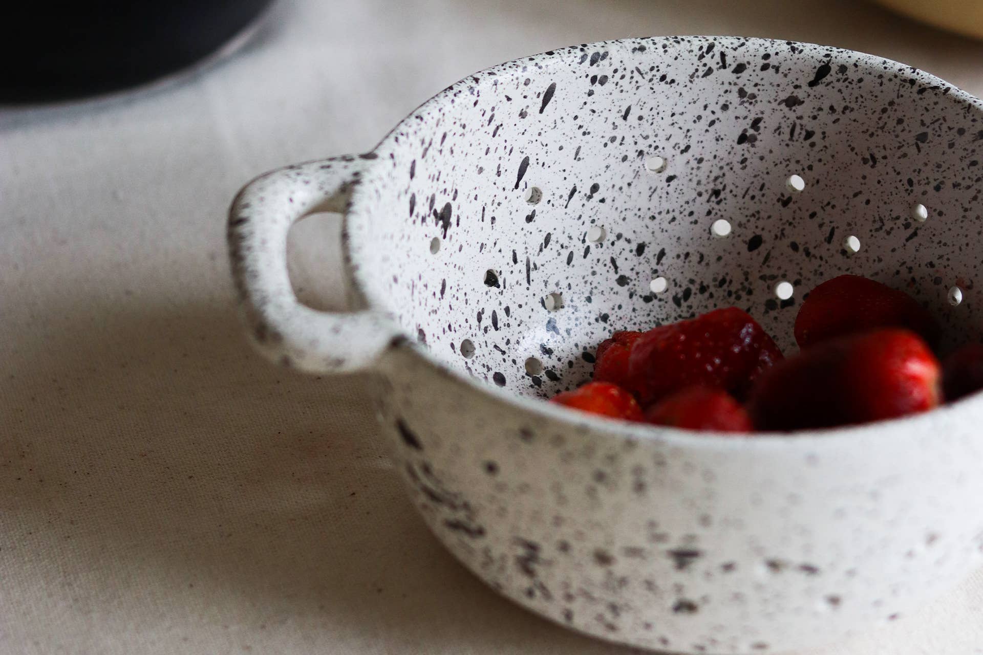 Handmade Ceramic Colander - Cloth + Cabin