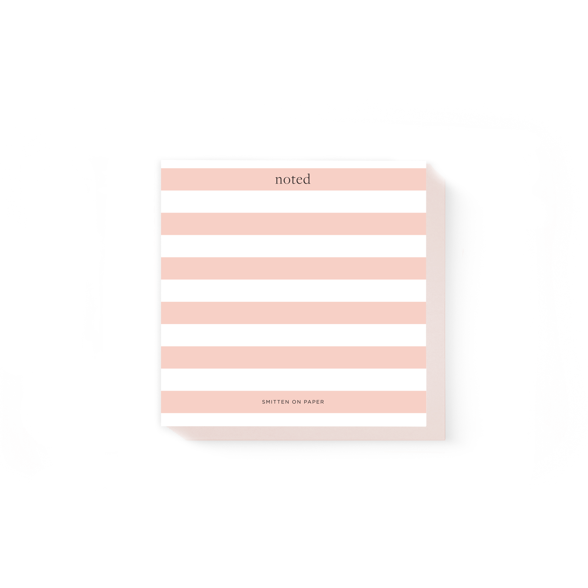 Peony Stripe Chunky Notepad - Cloth + Cabin