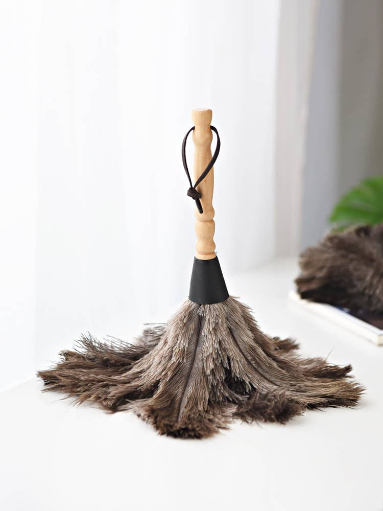 Natural Ostrich Feather Duster - Cloth + Cabin