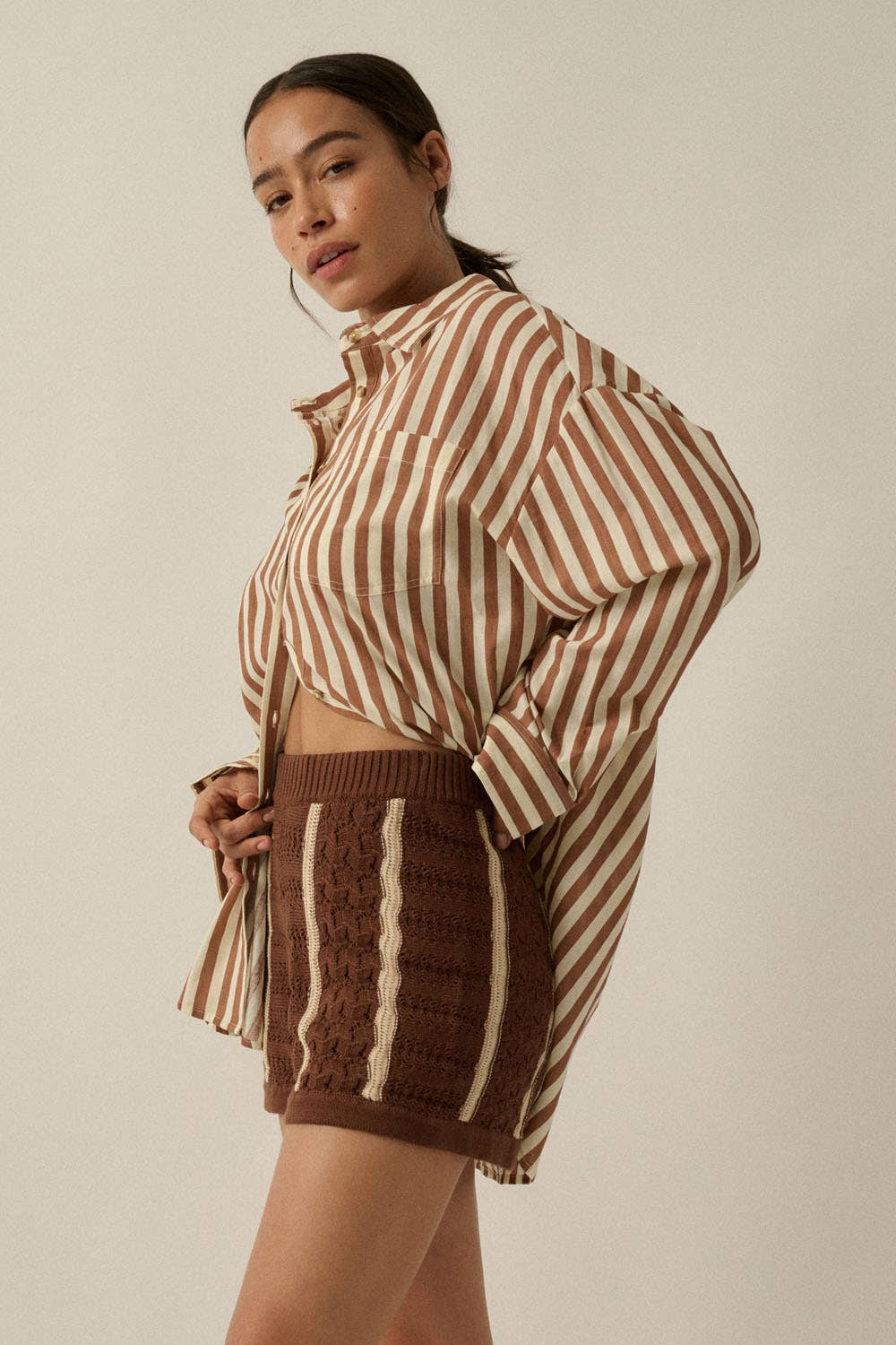 Anaya Stripe Button Up Shirt - Cloth + Cabin