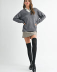 Tamara Oversized V-Neck Sweater - Cloth + Cabin