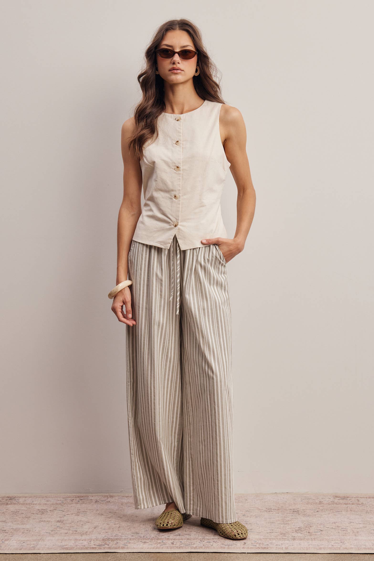 Kayden Striped Pants - Cloth + Cabin