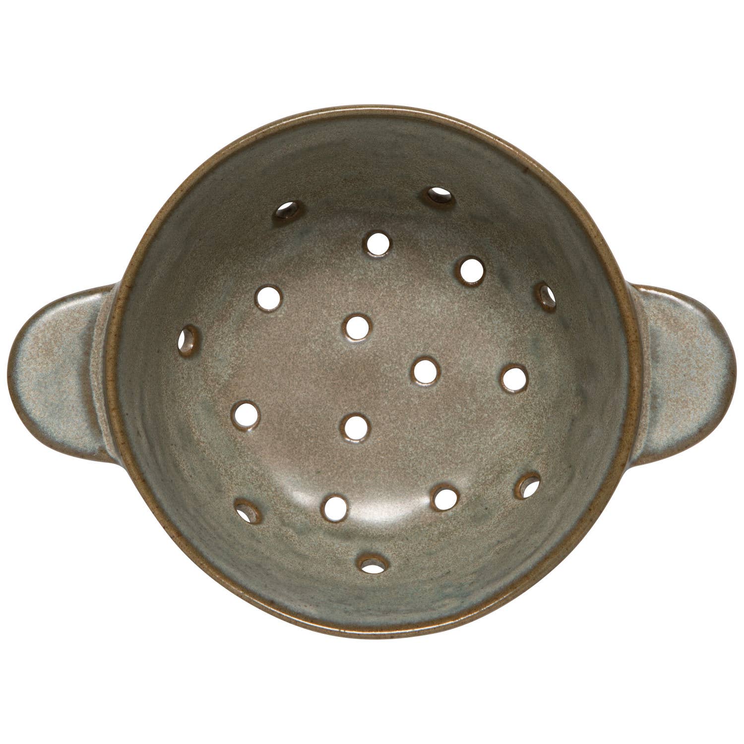 7 Inch Gray Stoneware Fruit Bowl - Cloth + Cabin