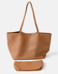 Soft Solid Color Tote Bag
