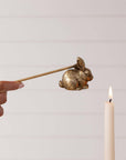 Gold Rabbit Candle Snuffer - Cloth + Cabin