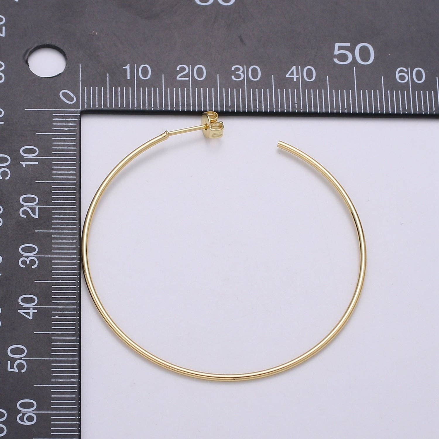 Simple Light Hoops 24K Gold - Cloth + Cabin