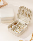 MACARON SOLID COLOR JEWELRY STORAGE BOX_CWAJE1541 - Cloth + Cabin