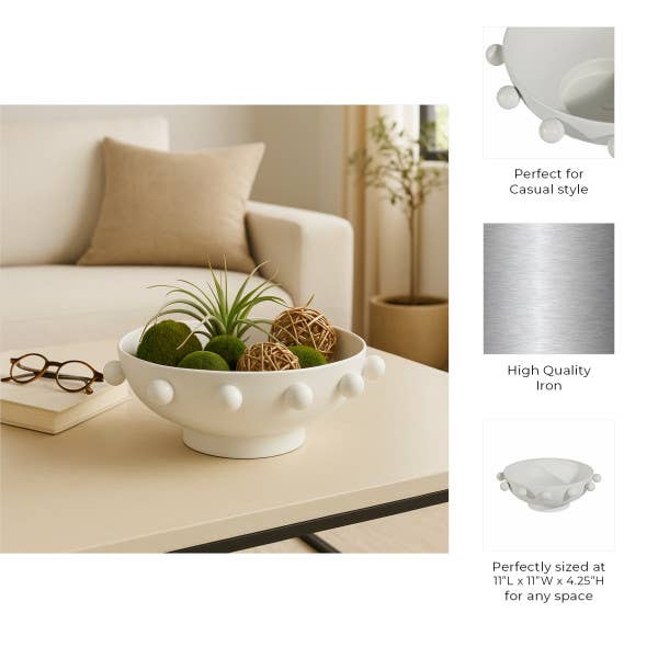 Hobnail Decorative Bowl - Cloth + Cabin