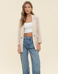 Miah Linen Blend Blazer