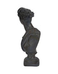 Bronze Grecian Bust Sculpture - Cloth + Cabin