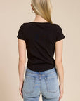 Juliette Scoop Neckline Tee - Cloth + Cabin
