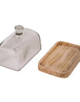 Lana Butter Dish Wood With Top