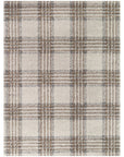 Monte Classic Plaid Area Rug: Brown 60925-253 / 6' 7" x 9' - Cloth + Cabin