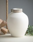 White Ceramic Modern Vase