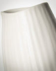 Cream Ceramic Modern Vase - Cloth + Cabin