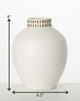 White Ceramic Modern Vase