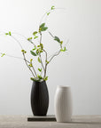 Cream Ceramic Modern Vase - Cloth + Cabin