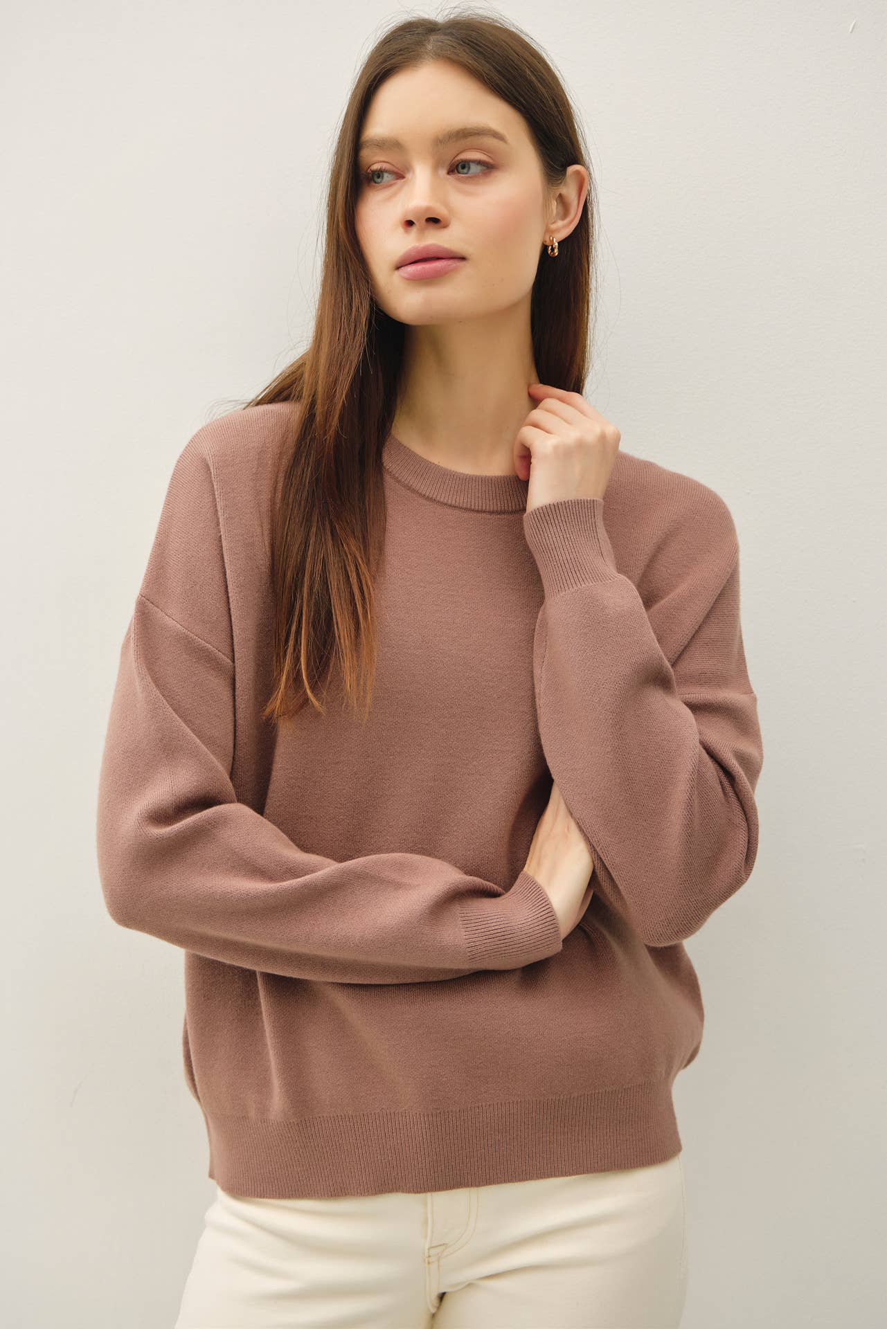 Nina Crew Neck Sweater - Cloth + Cabin