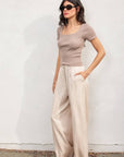 My Go To Wide Leg Trousers - Cloth + Cabin