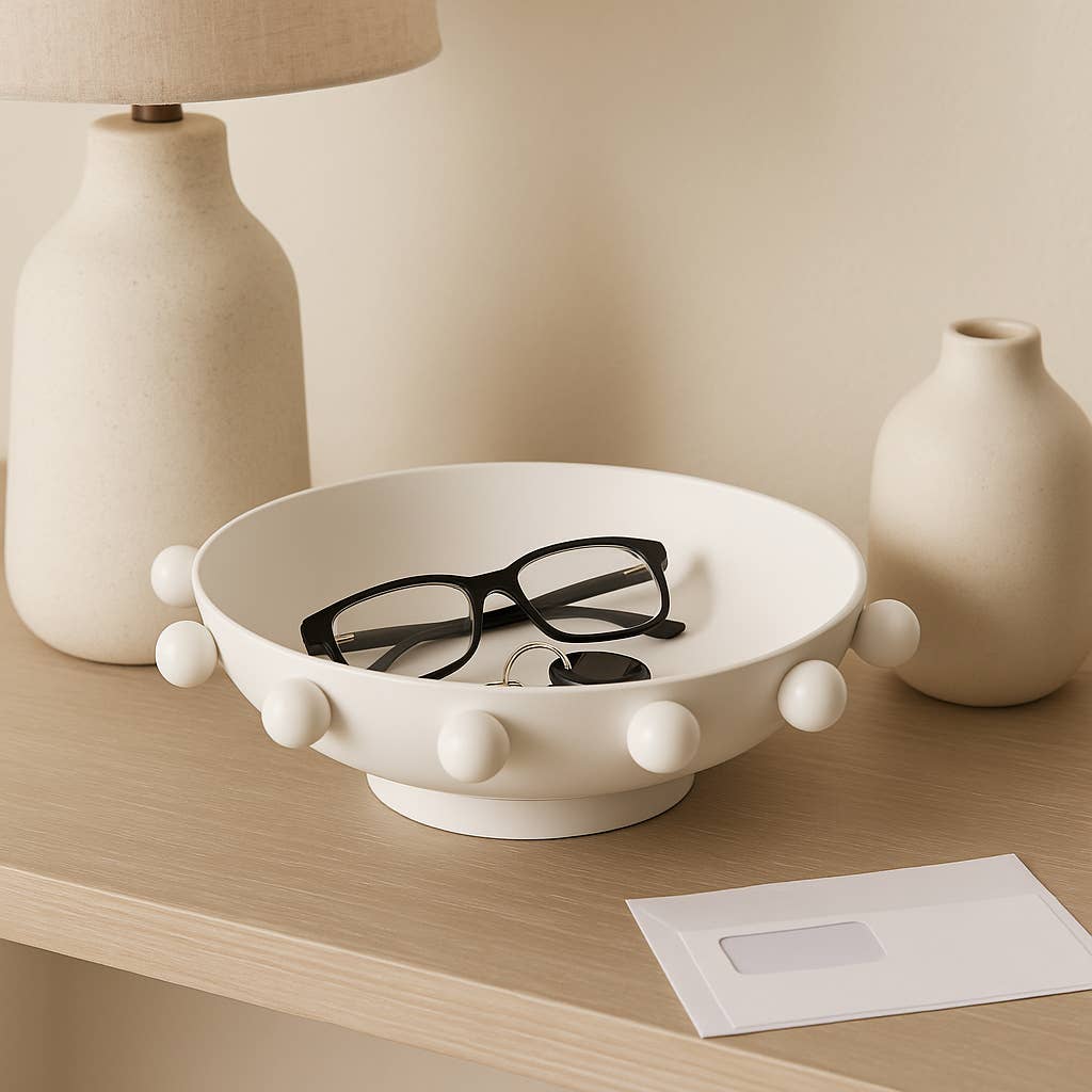 Hobnail Decorative Bowl - Cloth + Cabin