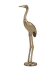 Gold Crane Gleaming Figurine - Cloth + Cabin