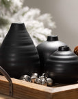 Ebony Compact Vase / Set of 3 - Cloth + Cabin