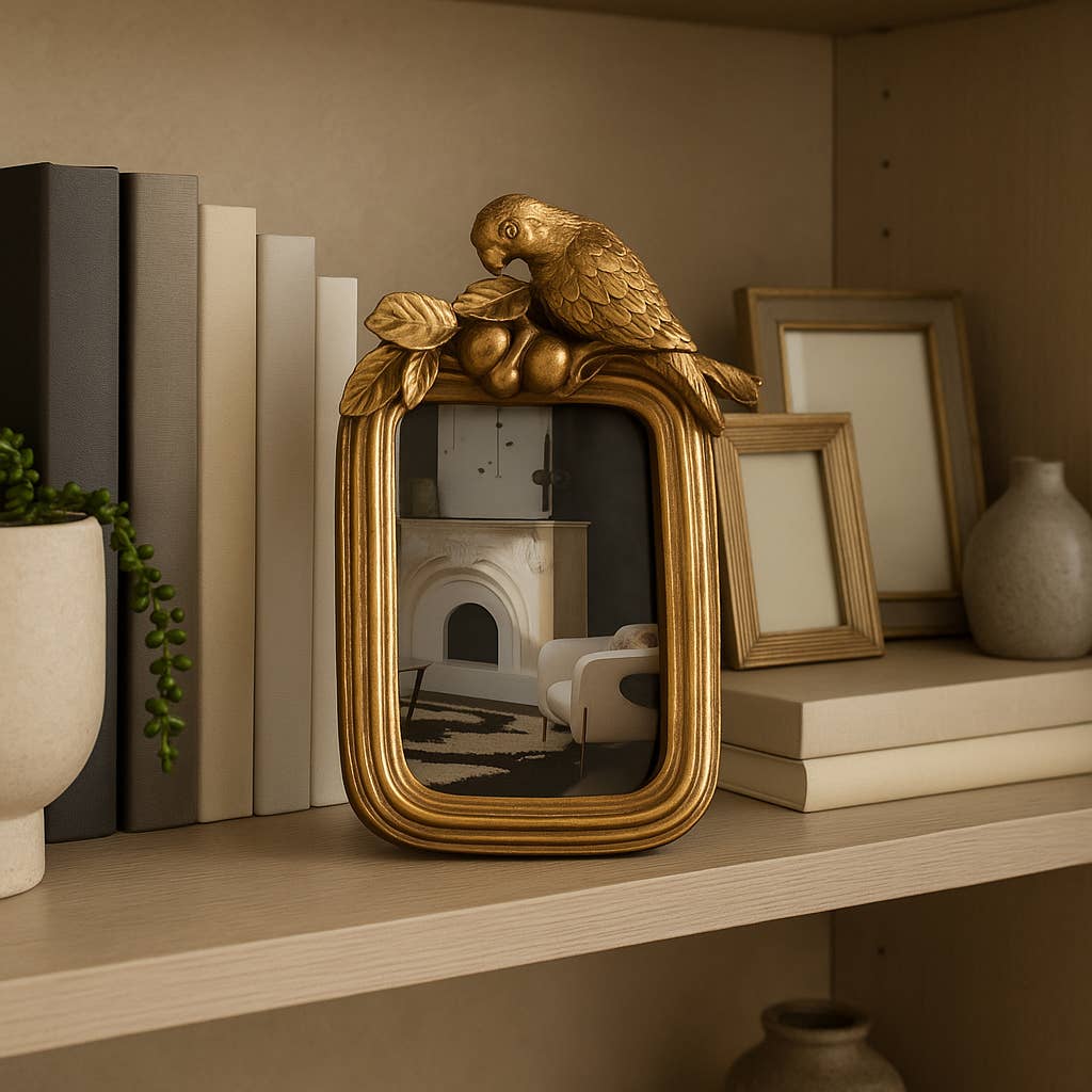 Gold Bird Picture Frame - Cloth + Cabin