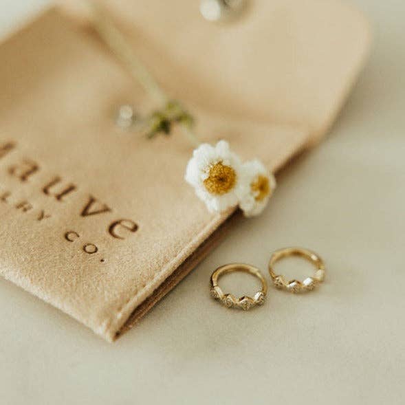 Alice Diamond Hoops - Cloth + Cabin