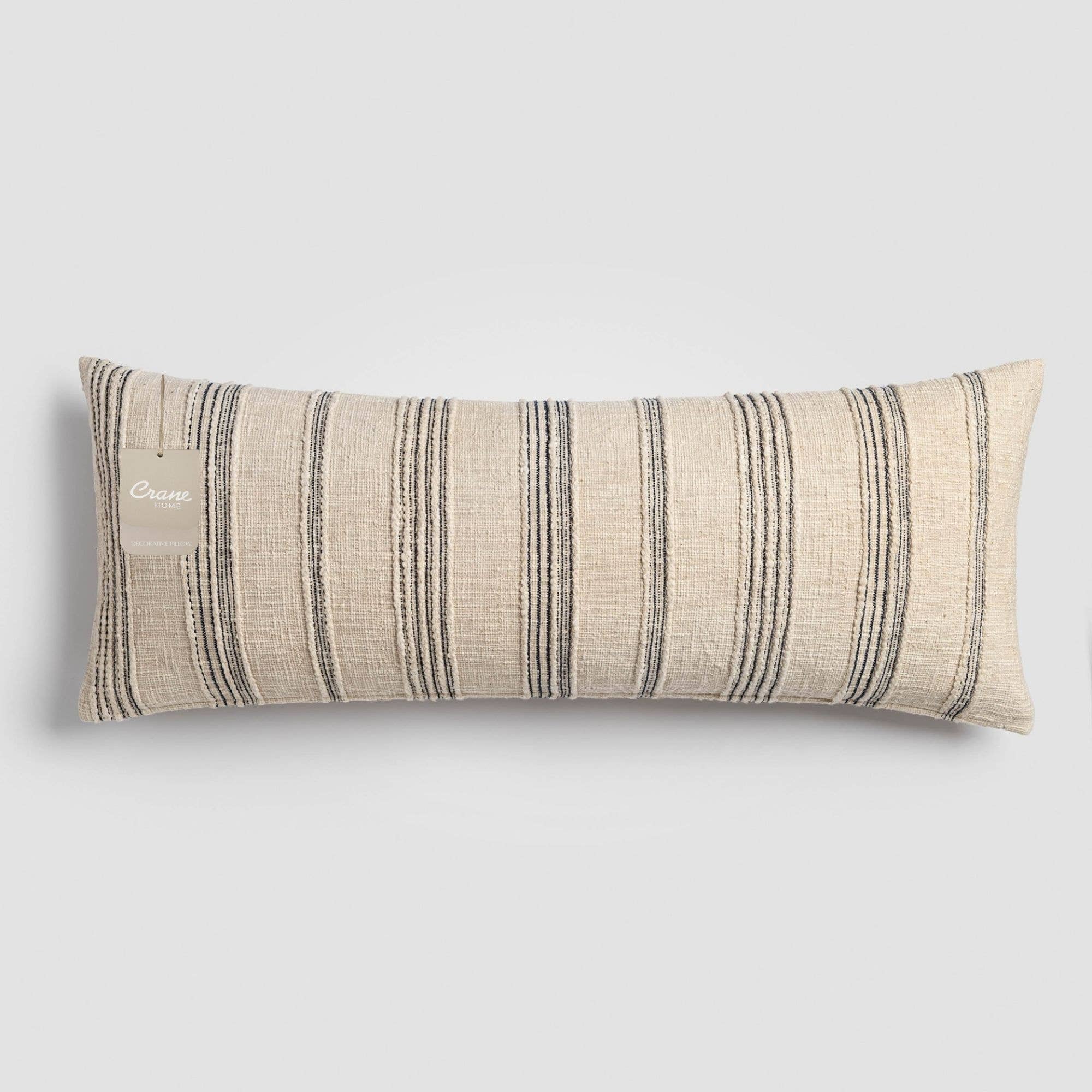 Tide Stripe Lumbar Decor Pillow - Cloth + Cabin