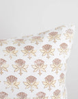White Floral Pillow Cover