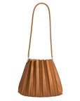 Carrie Tan Pleated Vegan Shoulder Bag