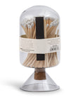 Matches in Glass Cloche Small - Smoke - Cloth + Cabin