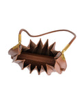 Carrie Saddle Pleated Vegan Shoulder Bag - Cloth + Cabin