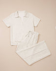 Addyson Lounge Set Polo Tee Casual Pant Set