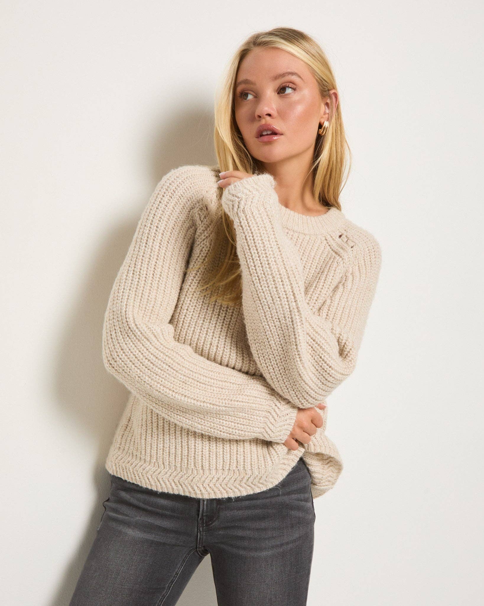 Caitlin Fisherman Raglan Sweater - Cloth + Cabin