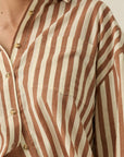 Anaya Stripe Button Up Shirt - Cloth + Cabin