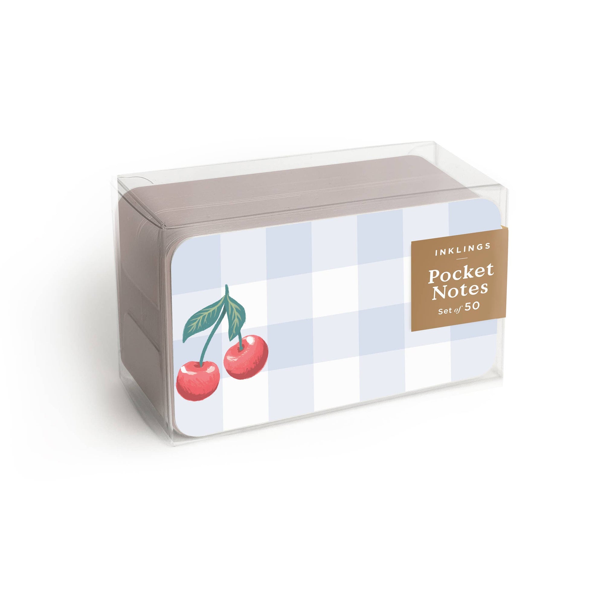 Cherry Gingham Pocket Notes™ - Cloth + Cabin
