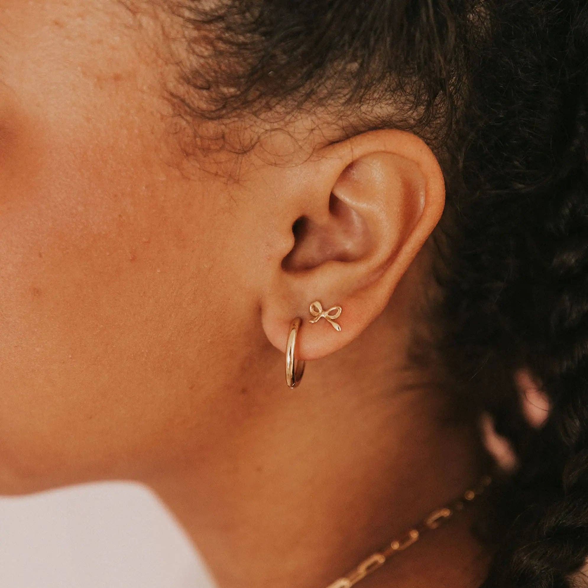Ella Bow Studs - Cloth + Cabin