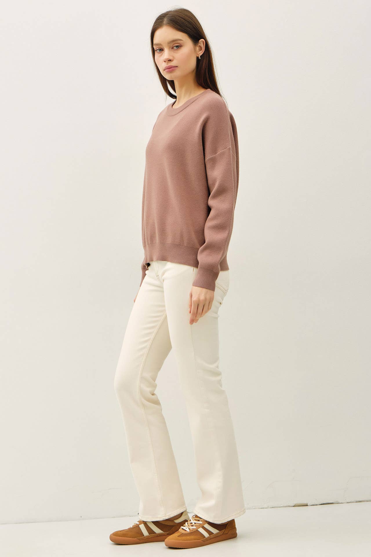 Nina Crew Neck Sweater - Cloth + Cabin