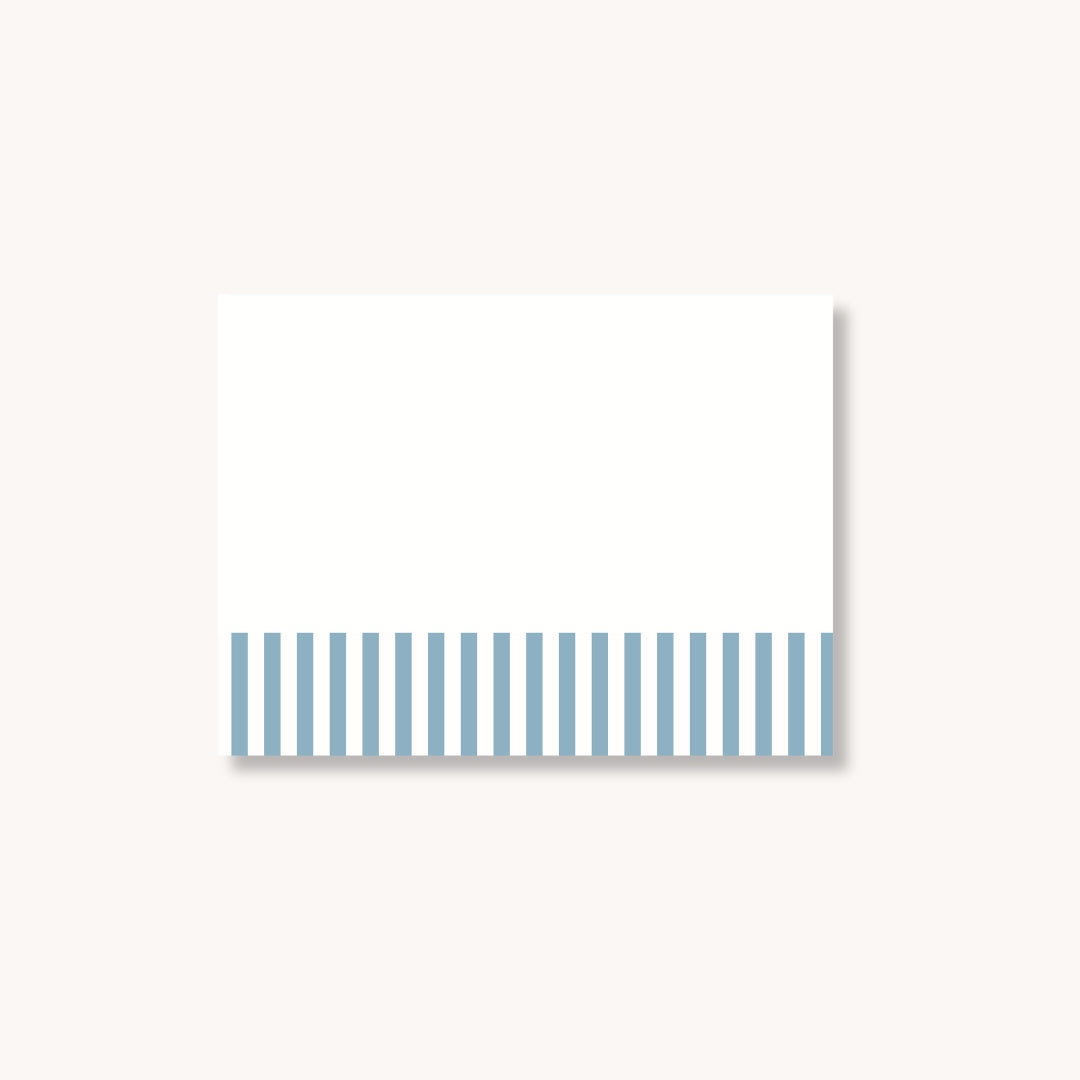 Blue Stripes Sticky Note - Cloth + Cabin