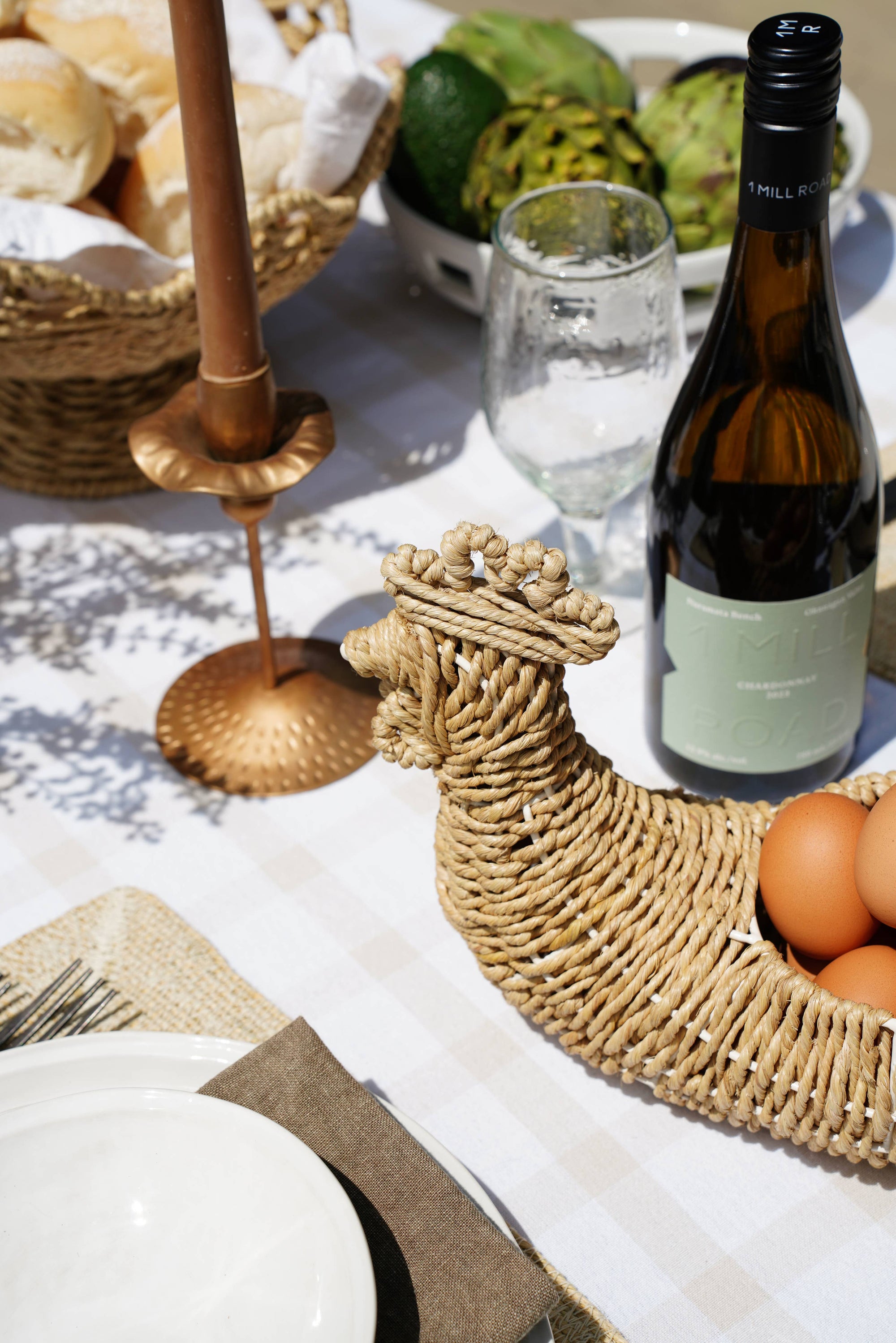 Tulip Candlestick - Cloth + Cabin